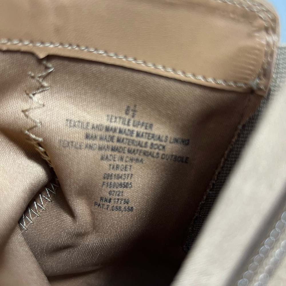 Universal Thread Women's Anya Ankle Boots Memory Foam Insole Tan Size 8 1/2 - Picture 7 of 13